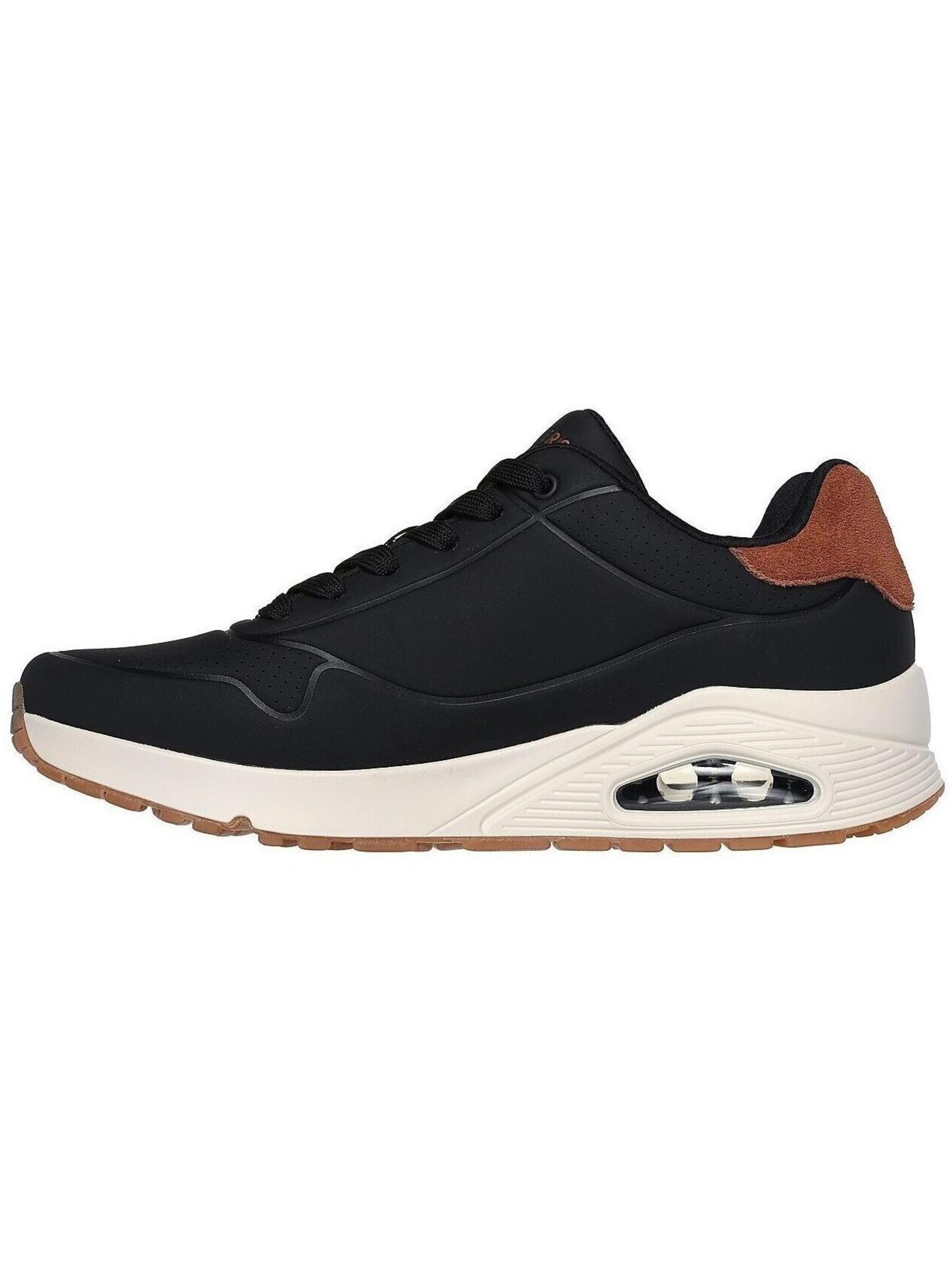Sneaker bassa 'Uno - Suited On Air' di SKECHERS in nero