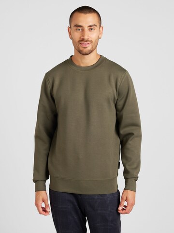 Casual Friday - Sweatshirt 'CF Sebastian' em verde: frente