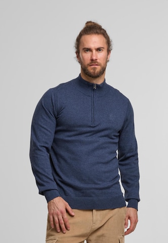 Sweat-shirt 'INLilamos' INDICODE JEANS en bleu : devant