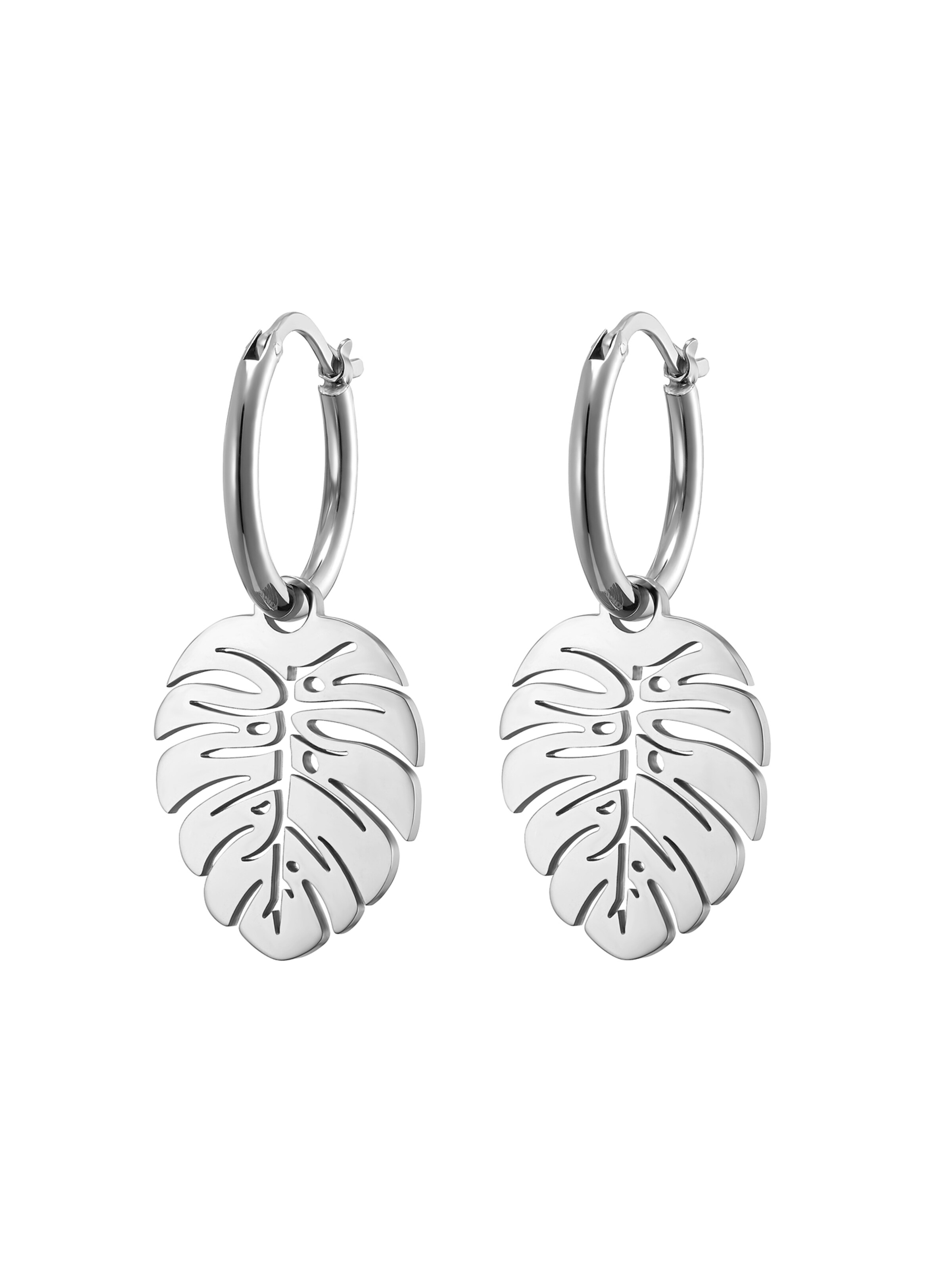 Boucles d'oreilles Heideman en argent : devant