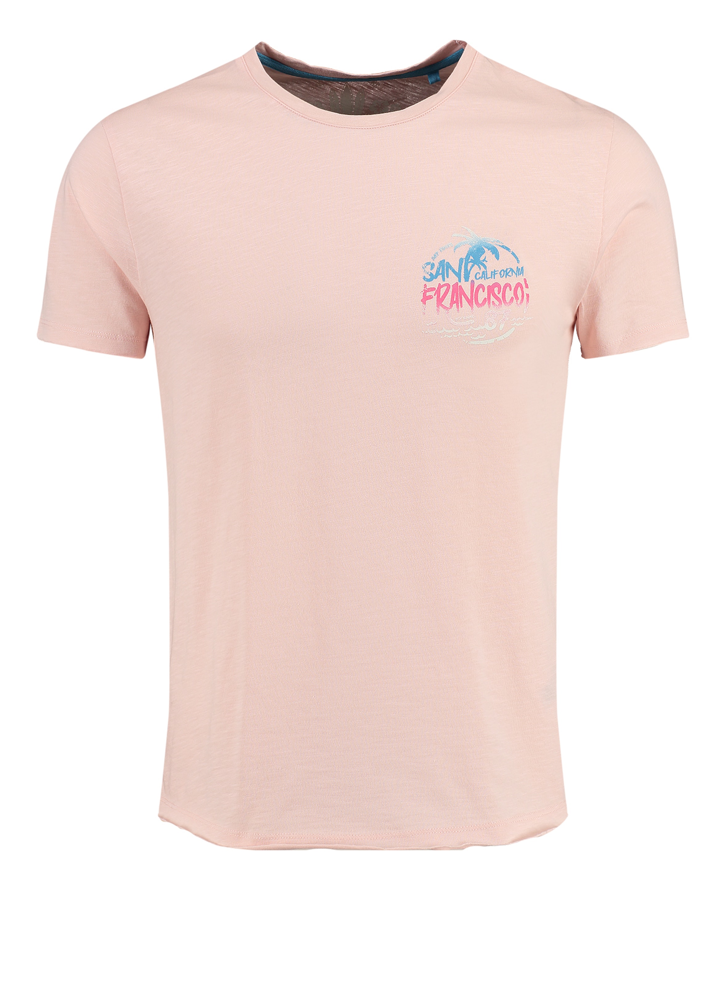 Key Largo T-shirt 'SOUND' i rosa: framsida