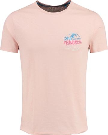 Key Largo Shirt 'SOUND' in Roze: voorkant