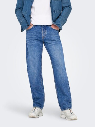 Regular Jean 'ONSEdge' Only & Sons en bleu : devant
