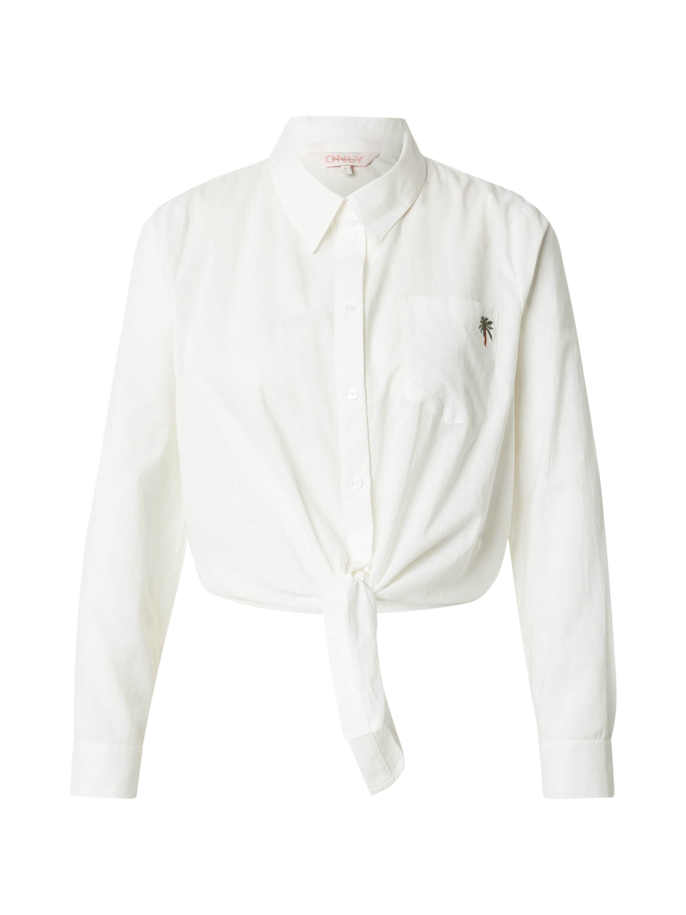 ONLY - Blusa 'ONLLECEY JULIE' en blanco: frente