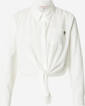 Chemisier 'ONLLECEY JULIE' ONLY en blanc : devant