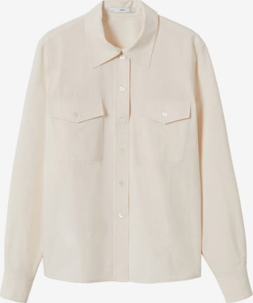 MANGO Blouse 'Paris' in White: front