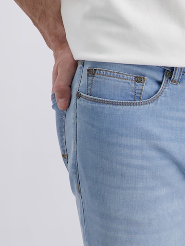 Effilé Jean 'Lyon' PIERRE CARDIN en bleu