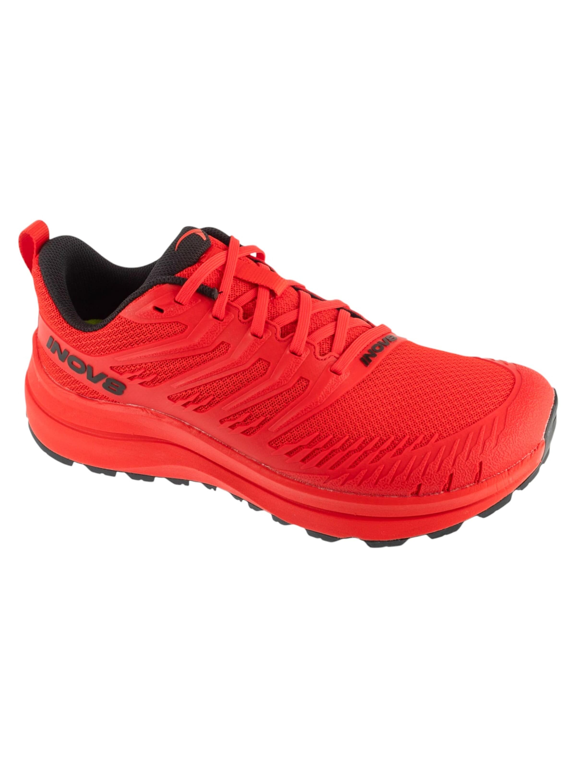 Inov-8 Loopschoen 'TrailFly Max V2' in Rood: voorkant