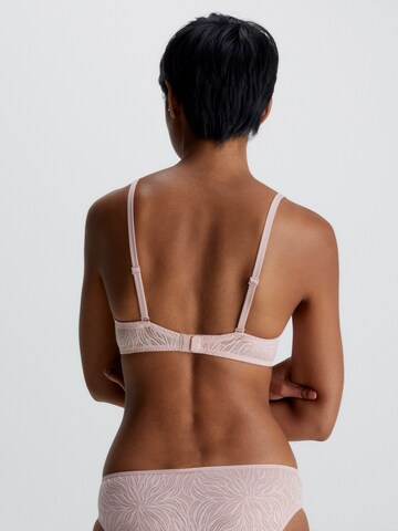 Calvin Klein Underwear T-shirt Bra in Beige