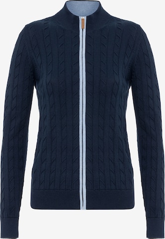 Giorgio di Mare Gebreid vest in Blauw: voorkant