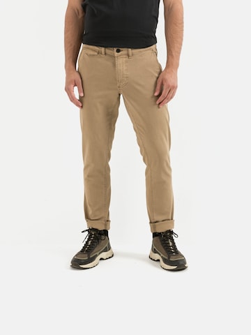 CAMEL ACTIVE Slim fit Chino Pants in Brown: front