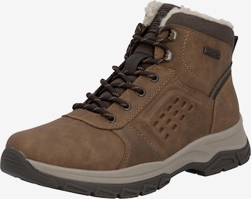 ruda Rieker Auliniai batai su raišteliais: priekis