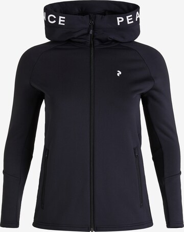 PEAK PERFORMANCE Outdoor Jacket 'Rider' in Black: front