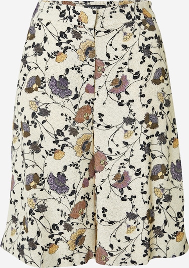 Pantaloni 'Bruna' SOAKED IN LUXURY pe bej / galben deschis / lila / roz, Vizualizare produs