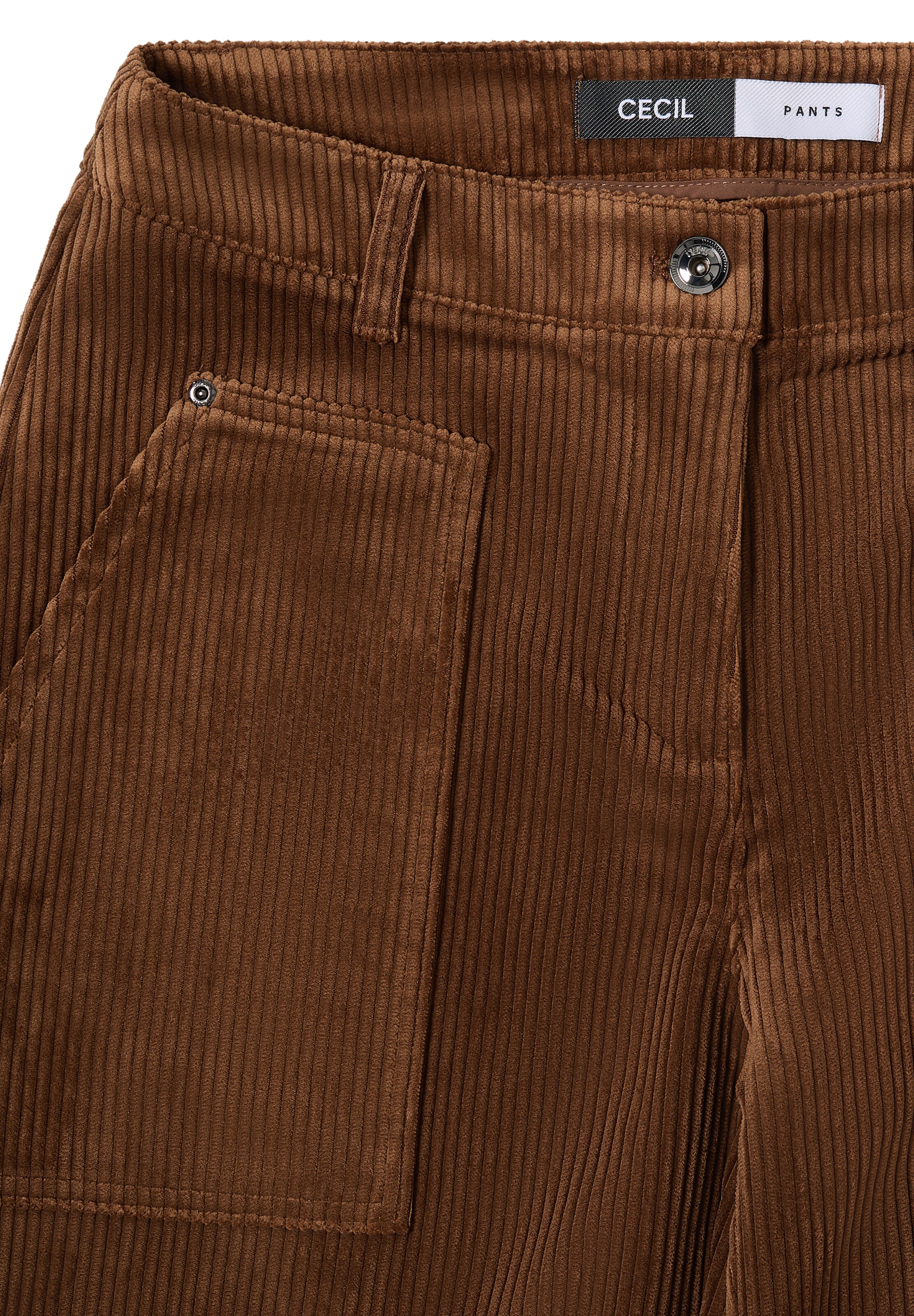 CECIL Loose fit Pants in Brown