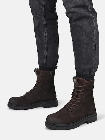 Crickit Lace-up bootie ' URTE ' in Brown: front