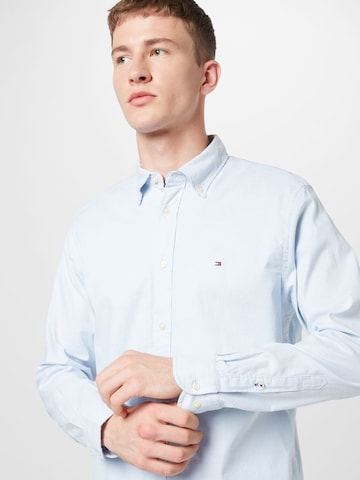 TOMMY HILFIGER Regular fit Button Up Shirt 'OXFORD' in Blue