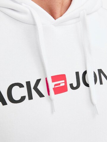 JACK & JONES Sweatshirt 'Corp' in Weiß