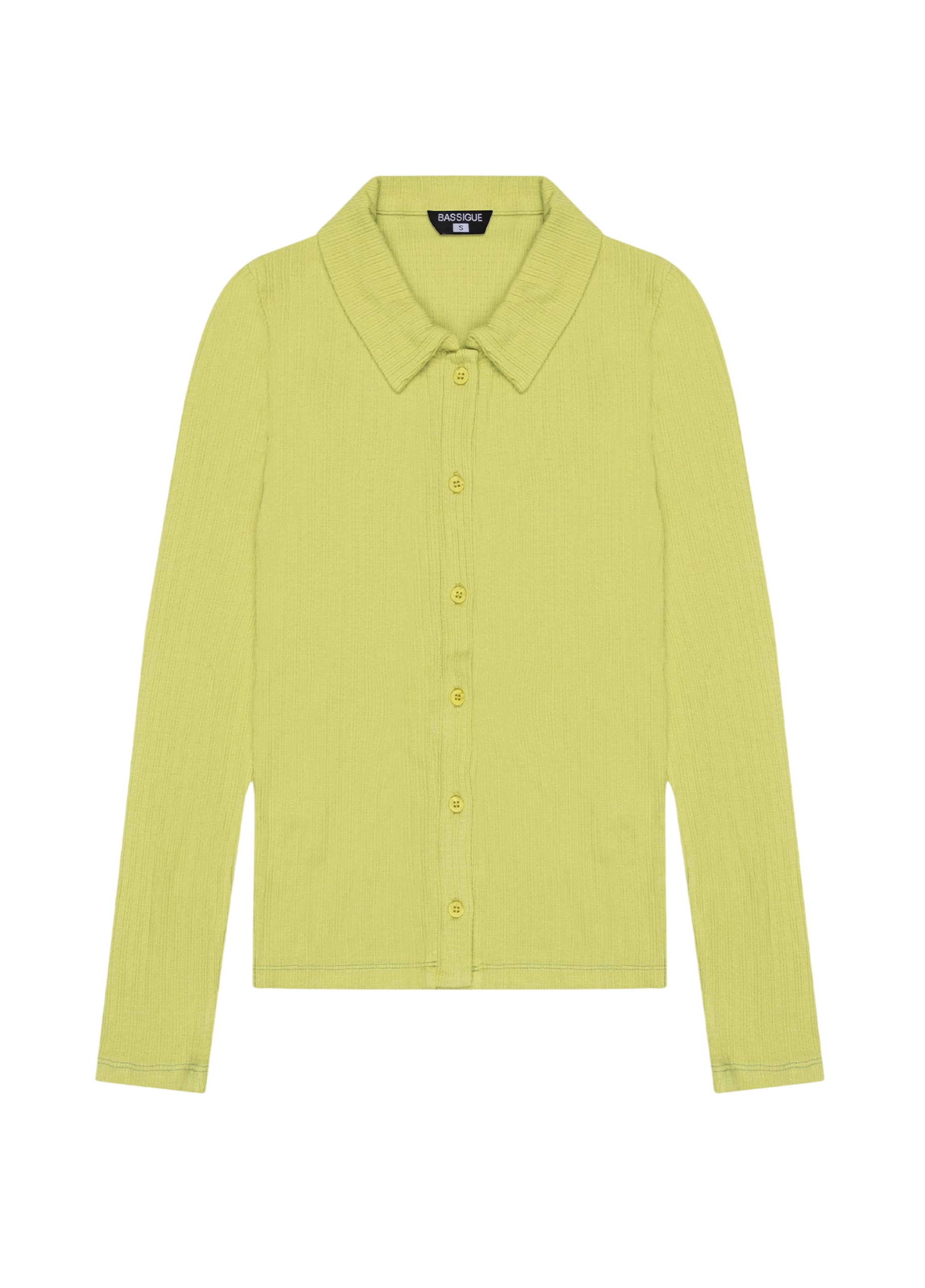 BASSIGUE Bluse in hellgrün, Produktansicht