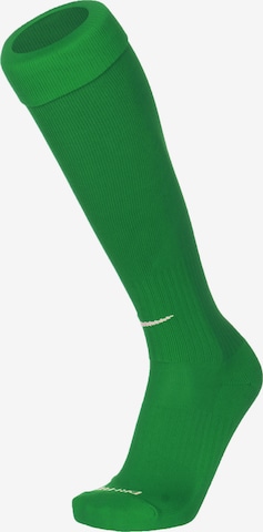 NIKE Soccer Socks 'Classic II' in Green: front