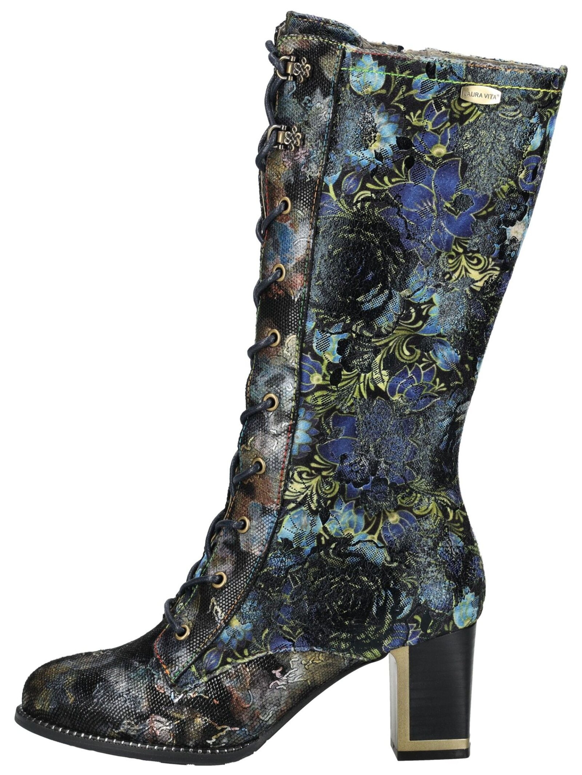 Bottes à lacets Laura Vita en bleu