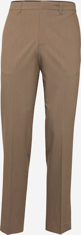 Pantaloni con piega frontale di JACK & JONES in marrone: frontale