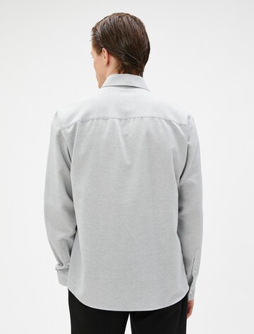 Koton Regular fit Button Up Shirt in Grey