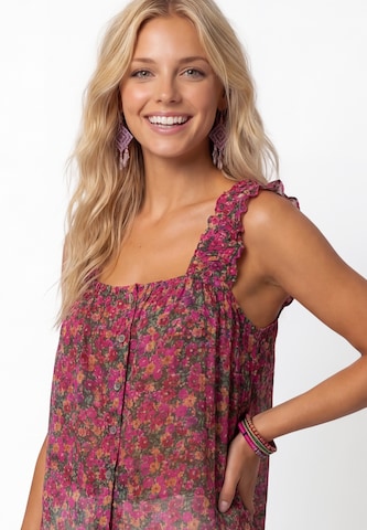 IZIA - Top en rosa