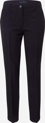 regular Pantaloni con piega frontale di Sisley in nero: frontale