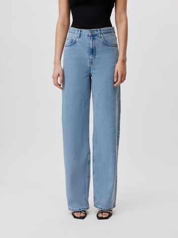 Wide Leg Jean 'Cleo' LeGer by Lena Gercke en bleu : devant