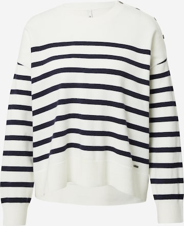 Pepe Jeans Sweater 'BLUE' in White: front