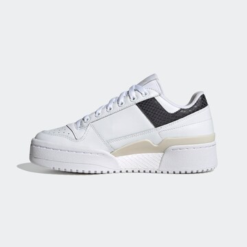 Baskets basses 'Forum Bold' ADIDAS ORIGINALS en blanc : devant