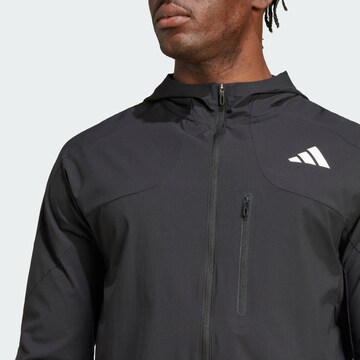 ADIDAS PERFORMANCE Trainingsjack 'Adizero' in Zwart