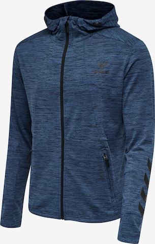 Hummel Sportsweatvest in Blauw