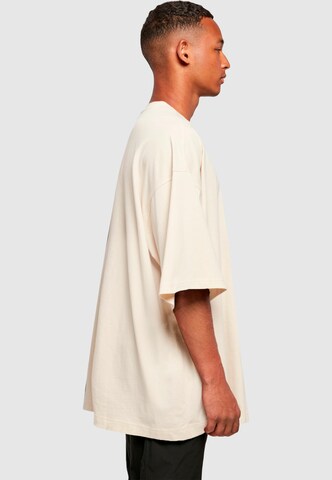 Mister Tee Shirt 'Never On Time' in Beige