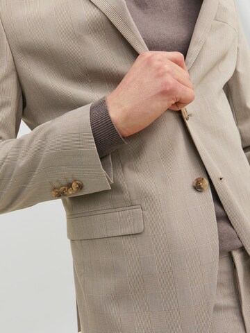 JACK & JONES Slim fit Suit Jacket 'JPRSolaris' in Grey