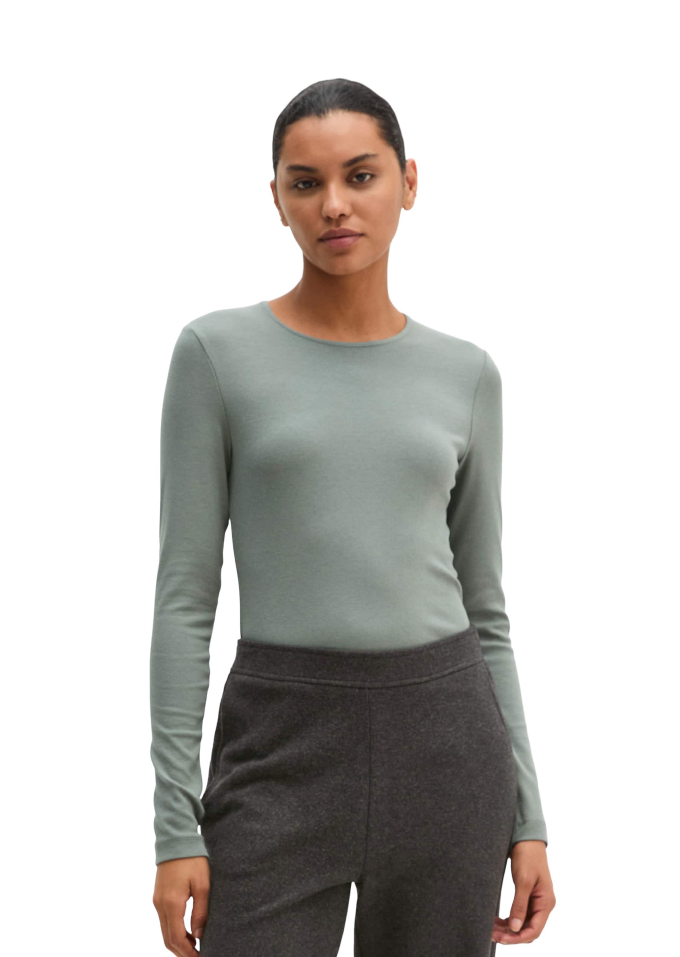 Marc O'Polo Shirt in Groen: voorkant