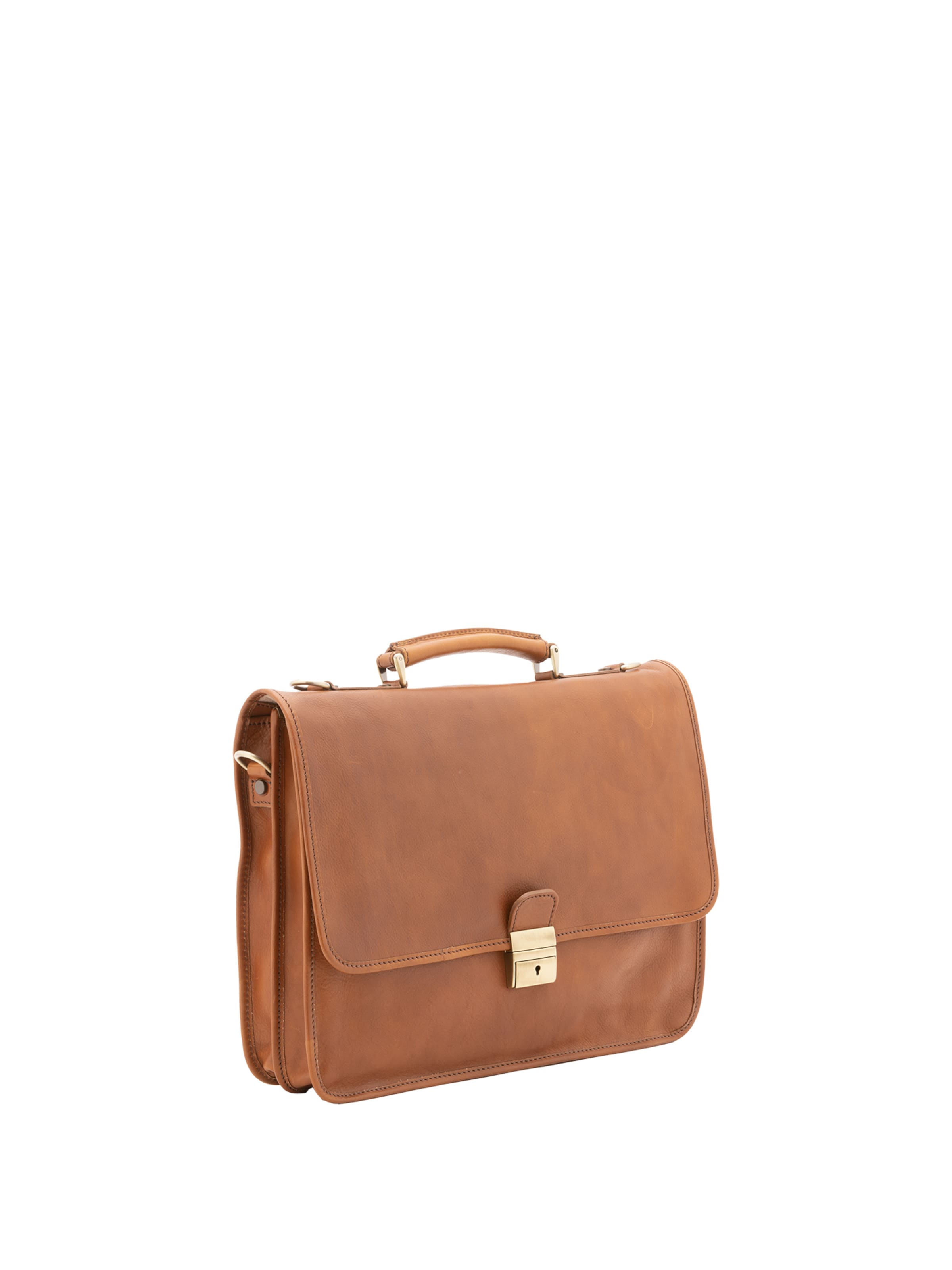 Viola Castellani Aktentas in Bruin: voorkant