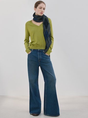 MANGO Sweater 'LUCCAV' in Green