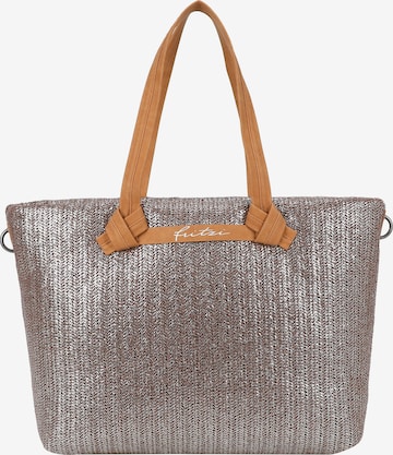 Fritzi aus Preußen Shopper 'Limited Painted Straw' in Bruin: voorkant