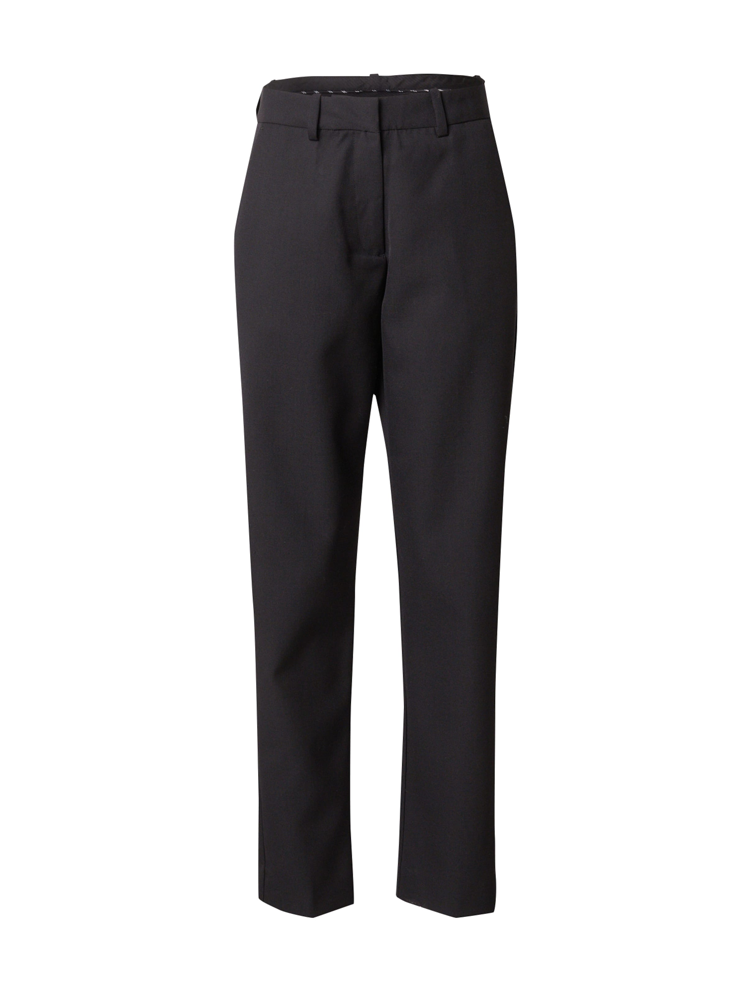 MSCH COPENHAGEN Regular Pants 'Shannan' in Black: front