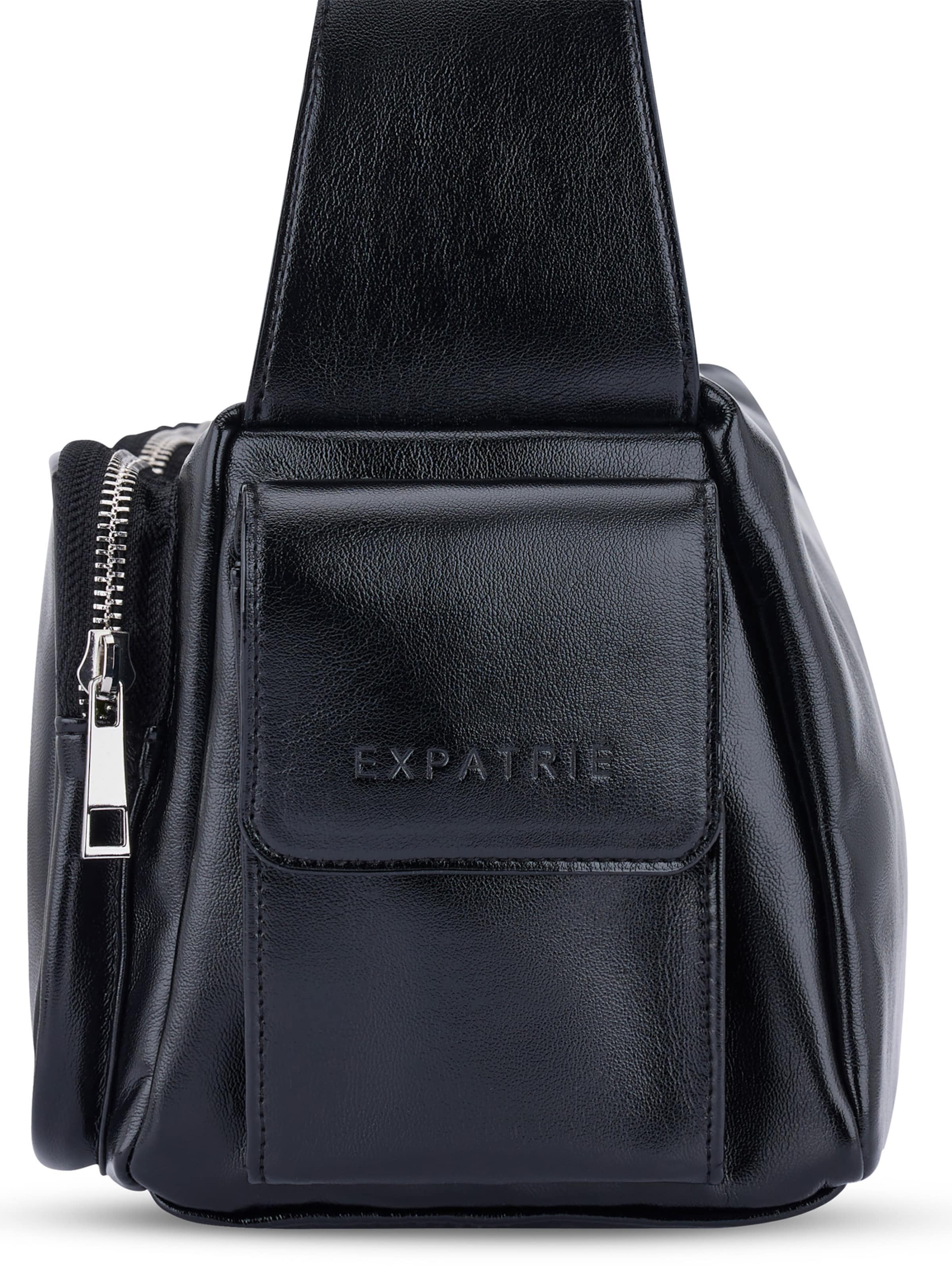 Expatrié - Mala de ombro 'Stella' em preto