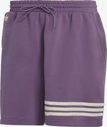 Loosefit Pantalon ADIDAS ORIGINALS en violet : devant