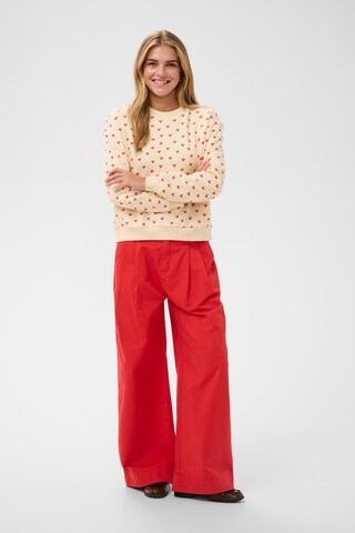 SAINT TROPEZ Sweatshirt 'PammaSZ' in Beige