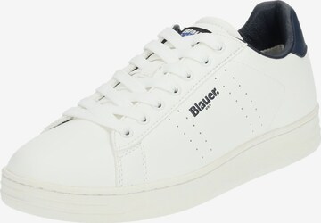 Blauer.USA Sneakers in White: front
