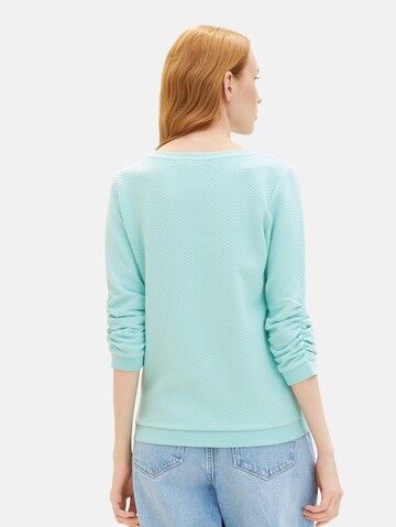 TOM TAILOR DENIM Sweatshirt in Grün
