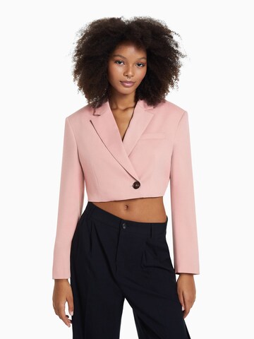 Blazer Bershka en rose : devant