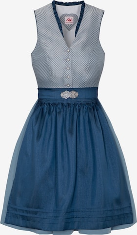 Dirndl 'Annabel' SPIETH & WENSKY en bleu : devant