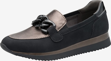 Slip on JANA en noir : devant