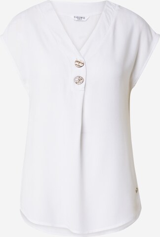 ZABAIONE Blouse 'Mi44tzi' in White: front